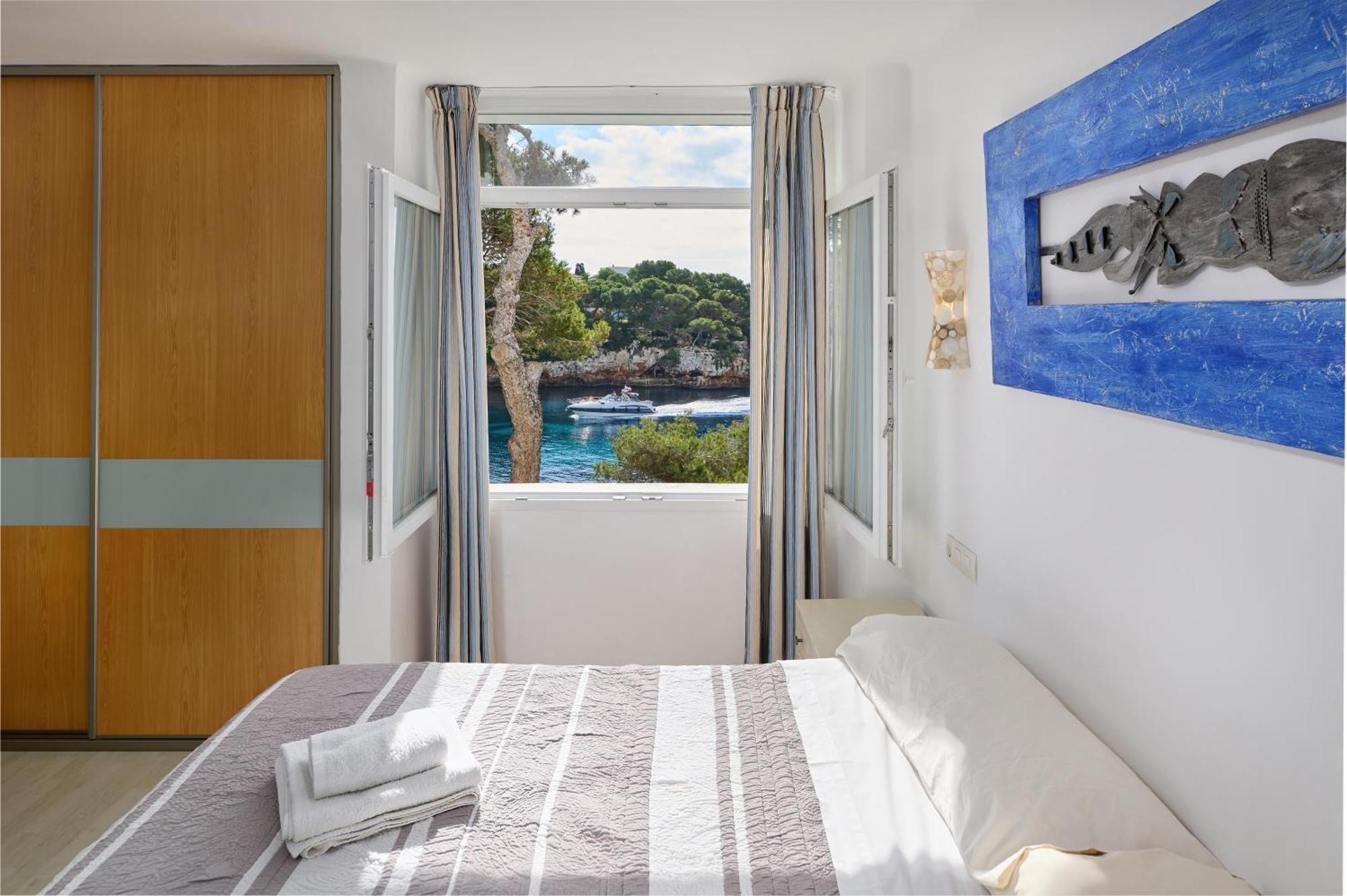 Sea Frontline Apartment 'Ernesto'. Pool. Wifi Santanyi Bagian luar foto